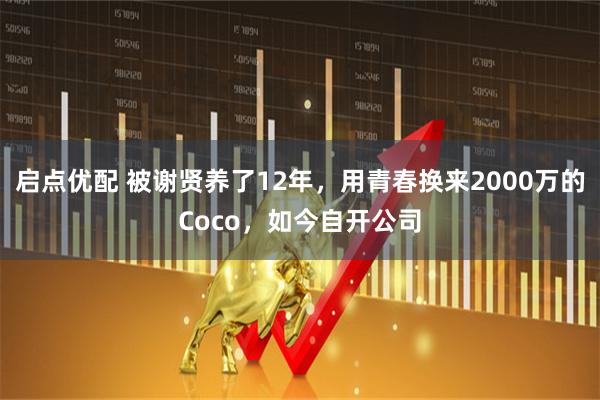启点优配 被谢贤养了12年，用青春换来2000万的Coco，如今自开公司