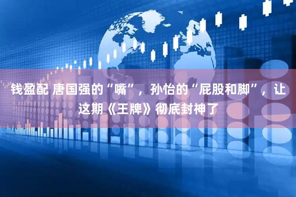 钱盈配 唐国强的“嘴”，孙怡的“屁股和脚”，让这期《王牌》彻底封神了